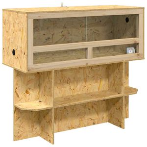 vidaXL Terrarium Marron 100 x 40 x 90 cm OSB