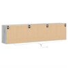 vidaXL Meuble TV mural avec LED sonoma gris 180x31x45 cm