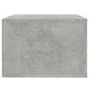 vidaXL Table de chevet murale Gris b&eacute;ton 50x36x25 cm