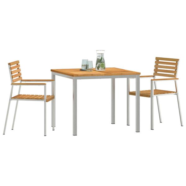 vidaXL Ensemble de salle à manger pour jardin 3 pcs