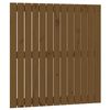 vidaXL T&ecirc;te de lit murale Marron miel 82,5x3x90 cm Bois massif de pin