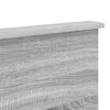 vidaXL T&ecirc;te de lit Gris Sonoma 120 cm Bois d'ing&eacute;nierie