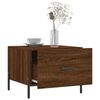 vidaXL Table basse Ch&ecirc;ne marron 50x50x40 cm Bois d'ing&eacute;nierie