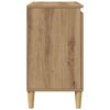 vidaXL Armoire d'évier chêne artisanal 58x33x60 cm bois d'ingénierie