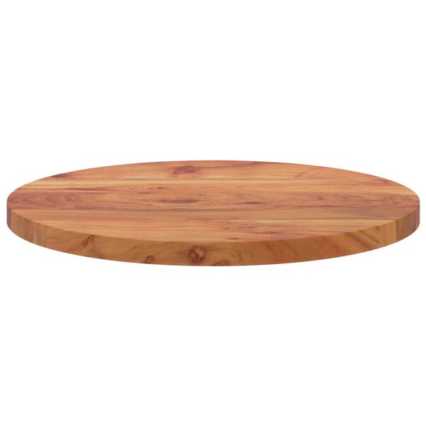 vidaXL Dessus de table &Oslash;60x3,8 cm rond bois massif d'acacia
