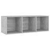 vidaXL Ensemble de meubles TV 4 pcs Gris béton Bois d'ingénierie