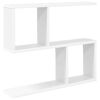 vidaXL &Eacute;tag&egrave;re Murale Blanc 60 x 12 x 50,5 cm Bois d'ing&eacute;nierie