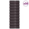 vidaXL Serviettes d'invit&eacute; FROGN 50pcs anthracite 30x50cm 360 g/m&sup2;
