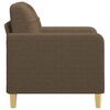 vidaXL Fauteuil Marron 60 cm Tissu