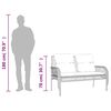 vidaXL Salon de jardin 4 pcs avec coussins gris résine tressée