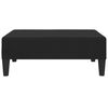 vidaXL Canap&eacute;-lit &agrave; 2 places avec repose-pied Noir Velours