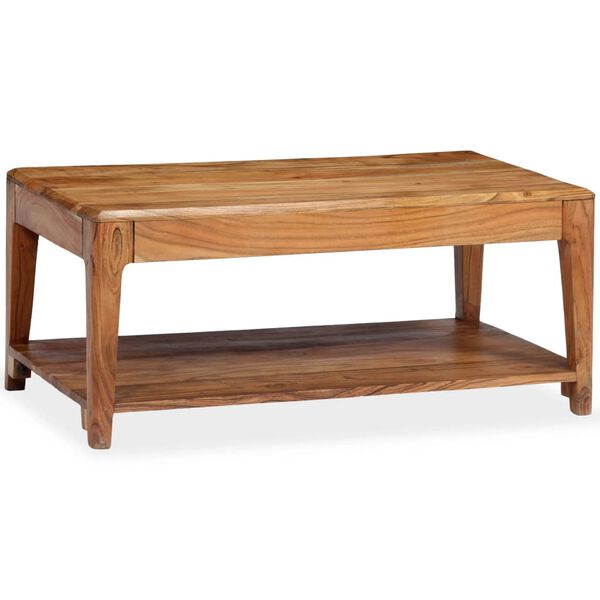vidaXL Table basse Bois massif 88x50x38 cm