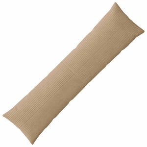 vidaXL Housse de coussin ALMELO Marron 40 x 145 cm velours c&ocirc;tel&eacute;