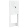 vidaXL Armoire de toilette HAARLEM Blanc brillant 66 x 25,5 x 190 cm