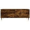 vidaXL Table basse Ch&ecirc;ne fum&eacute; 90x50x36,5 cm Bois d'ing&eacute;nierie