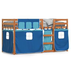 vidaXL Lit superpos&eacute; sans matelas 90x200 cm bois de pin massif