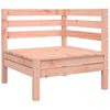 vidaXL Canap&eacute; d'angle de jardin avec coussins bois massif douglas
