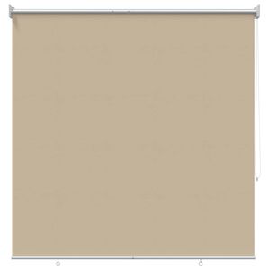 vidaXL Store roulant ext&eacute;rieur protection UV Beige Polyester