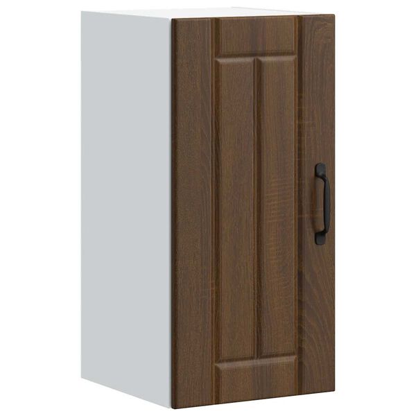 vidaXL Armoire murale de cuisine Lucca ch&ecirc;ne marron bois ing&eacute;nierie