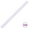 vidaXL Écran d'intimité de jardin PVC 35x0,19 m Crème