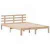 vidaXL Lit biblioth&egrave;que sans matelas 140x190 cm bois de pin massif