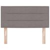 vidaXL T&ecirc;te de lit avec t&ecirc;te de lit Taupe 80 cm Cuir synth&eacute;tique