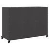 vidaXL Buffet noir 100,5x39x72 cm acier