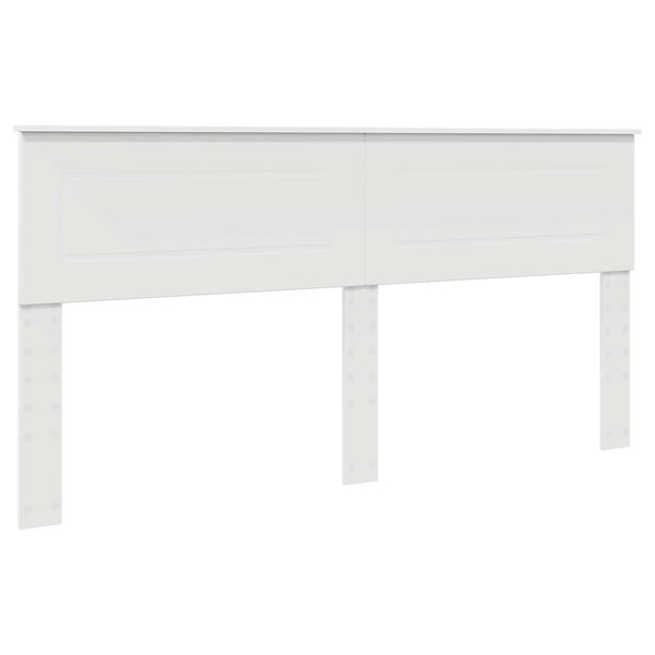 vidaXL T&ecirc;te de lit Blanc 180 cm Bois d'ing&eacute;nierie