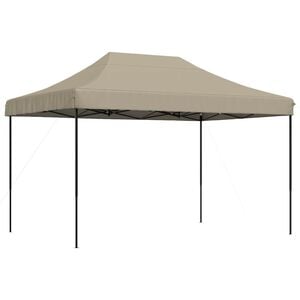 vidaXL Tente de f&ecirc;te 279 x 410 x 315 cm Taupe Tissu Oxford