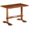 vidaXL Table à manger 110x55x78 cm bois massif de récupération