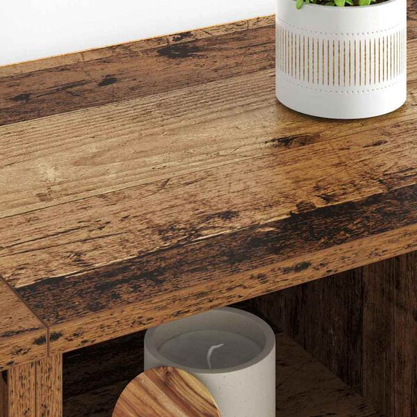 vidaXL Buffets 2 pcs Bois Ancien 60 x 35 x 70 cm Bois d'ing&eacute;nierie