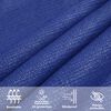 vidaXL Voile d'ombrage 160 g/m&sup2; rectangulaire bleu 3x6 m PEHD
