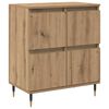 vidaXL Armoire de rangement 3 pcs Ch&ecirc;ne artisanal 60 x 35 x 70 cm