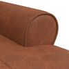 vidaXL Chaise longue avec coussin Marron 91 x 157 x 91 cm PU antique