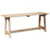 vidaXL Banc ext&eacute;rieur Naturel 119 x 47 x 35 cm Bois de pin massif