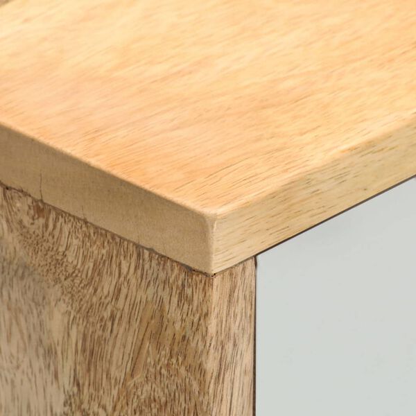 vidaXL Meuble TV 110x35x48 cm Bois de manguier massif