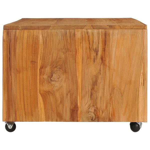 vidaXL Table basse 110x60x40 cm bois de teck massif