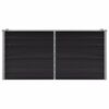 vidaXL Lit surélevé de jardin Anthracite 160x40x77 cm Acier galvanisé