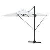 vidaXL Parasol Couleur sable 286 x 285 x 270 cm Aluminium