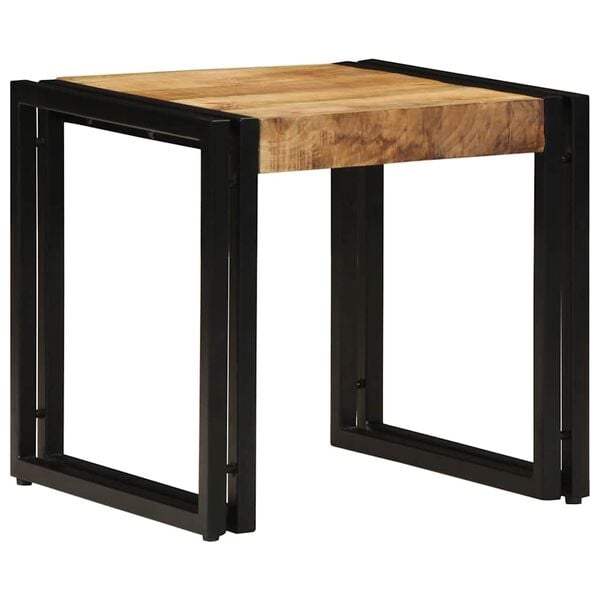 vidaXL Table basse Marron 40 x 40 x 38 cm Bois de mangue massif