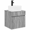 vidaXL Meuble de lavabo mural Sonoma gris 49 x 44,5 x 65 cm