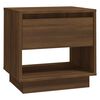 vidaXL Tables de chevet 2pcs Ch&ecirc;ne marron 45x34x44cm bois d'ing&eacute;nierie