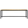 vidaXL Table basse 120x60x40 cm Bois de manguier solide brut