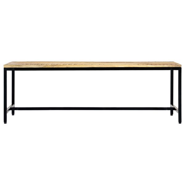 vidaXL Table basse 120x60x40 cm Bois de manguier solide brut