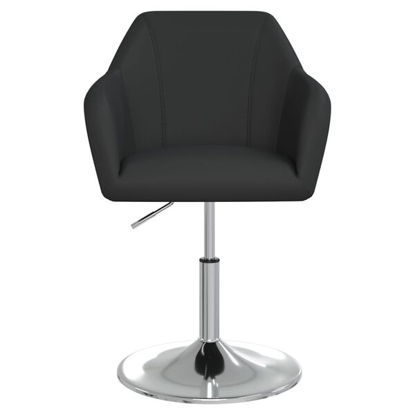vidaXL Tabouret de bar Noir Similicuir
