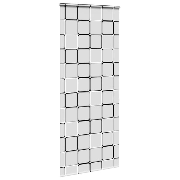 vidaXL Store enrouleur de douche avec cassette largeur du tissu 106 cm
