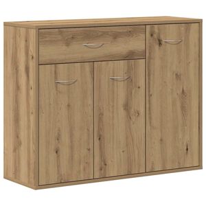 vidaXL Buffet ch&ecirc;ne artisanal 88x30x70 cm bois d'ing&eacute;nierie