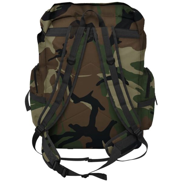 vidaXL Sac à dos en style d'armée 65 L Camouflage