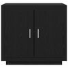 vidaXL Buffet Chêne noir 80 x 40 x 75 cm Bois d'ingénierie