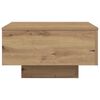 vidaXL Table basse Ch&ecirc;ne artisanal 55 x 55 x 31 cm Bois d'ing&eacute;nierie
